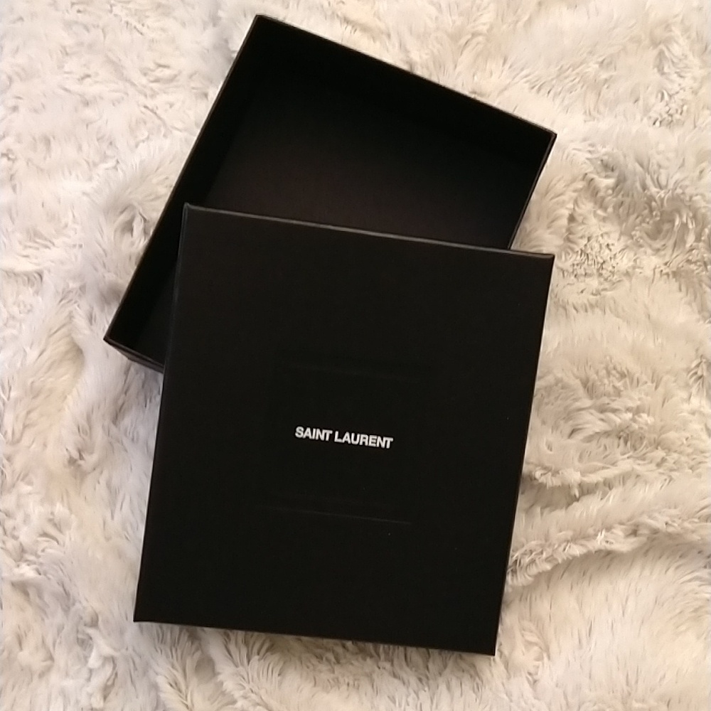 Saint Laurent Box and Product info folder
